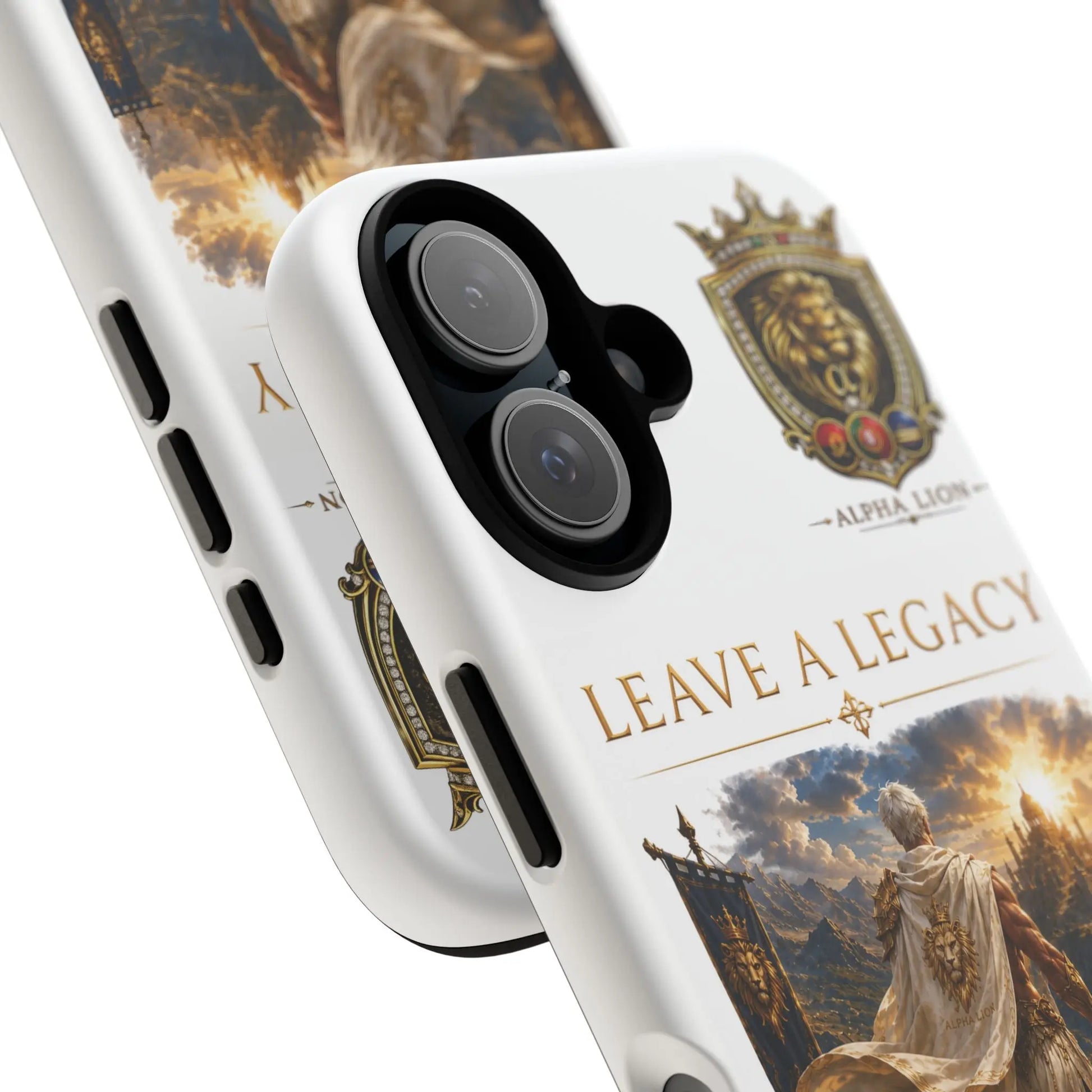 Leave a Legacy Phone Case — Knight & Crest Protective iPhone Cover Printify