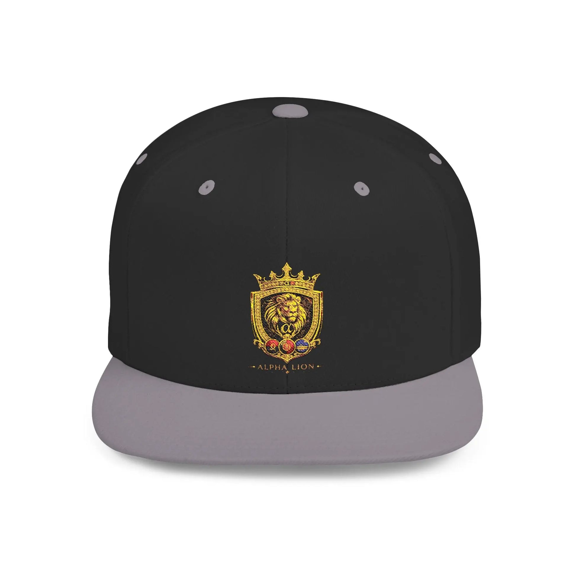 Gold Lion Crest Snapback Cap Printify