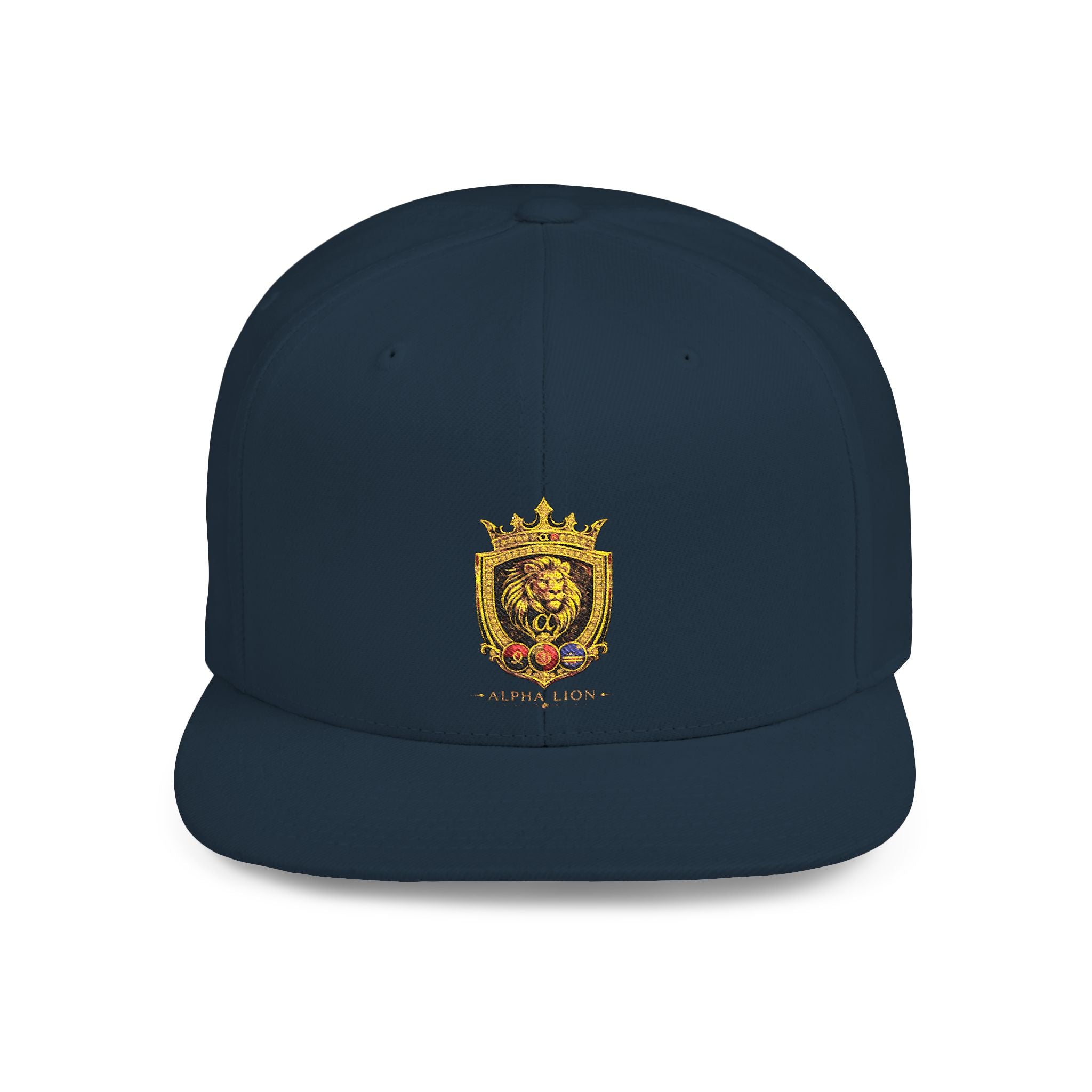 Gold Lion Crest Snapback Hat