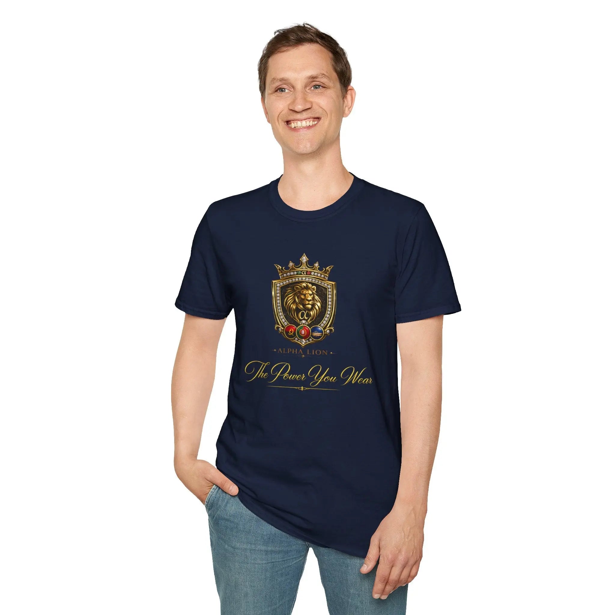 Alpha Lion Crest  T-Shirt Printify