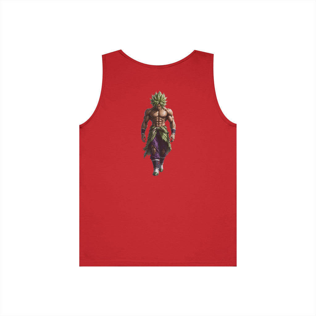 Alpha Lion Tank Top — Vintage-Engels-Emblem-Brustaufdruck