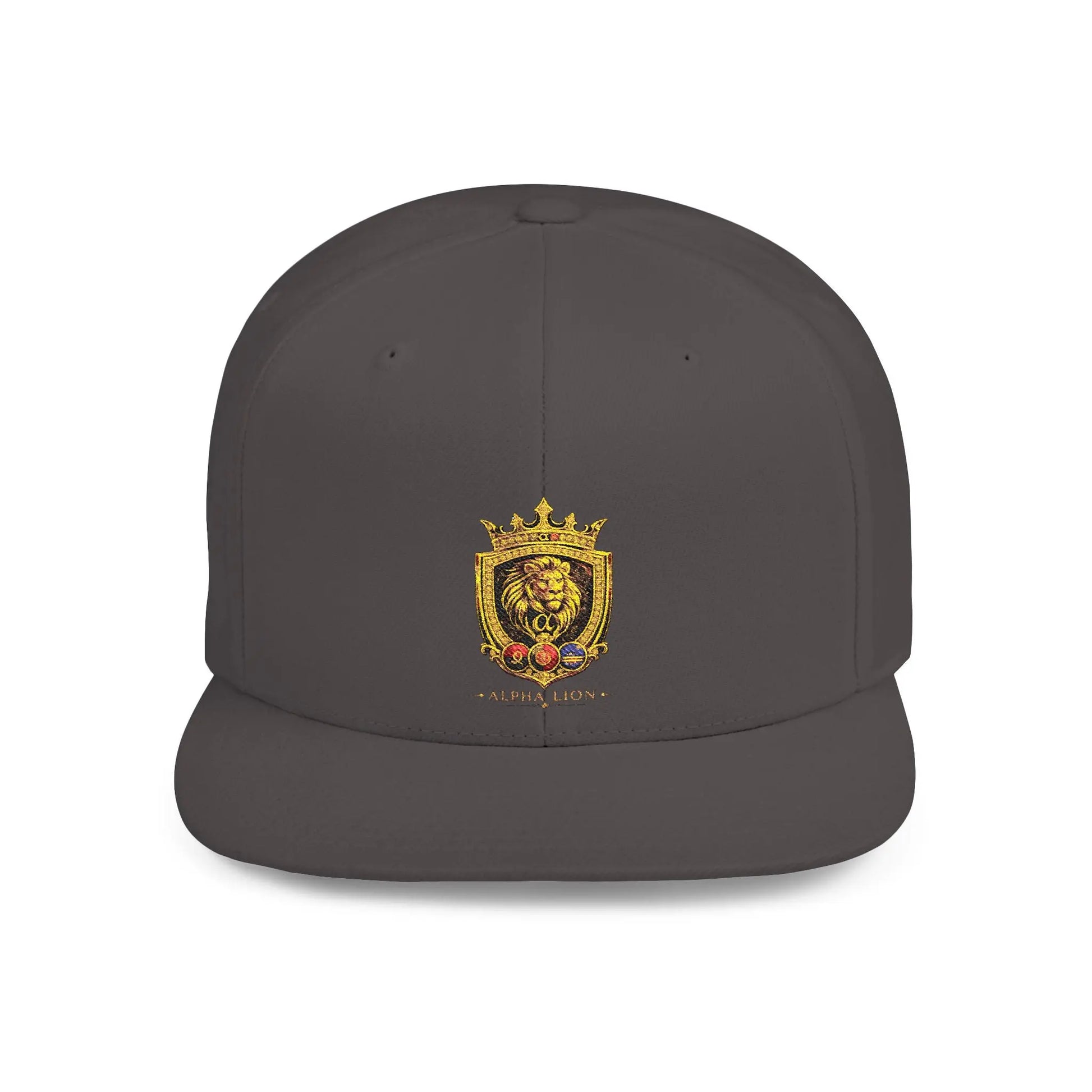 Gold Lion Crest Snapback Cap Printify
