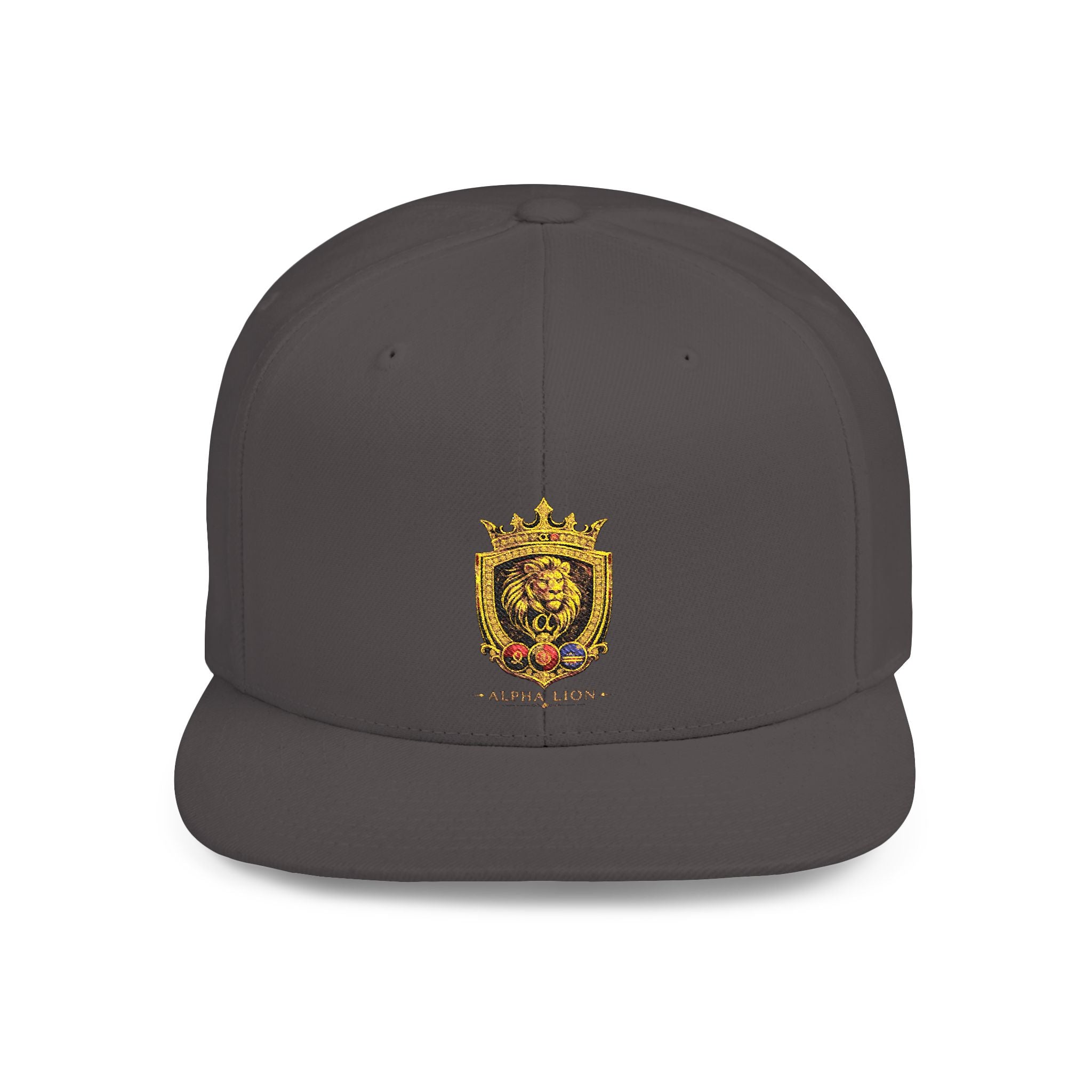 Gold Lion Crest Snapback Hat