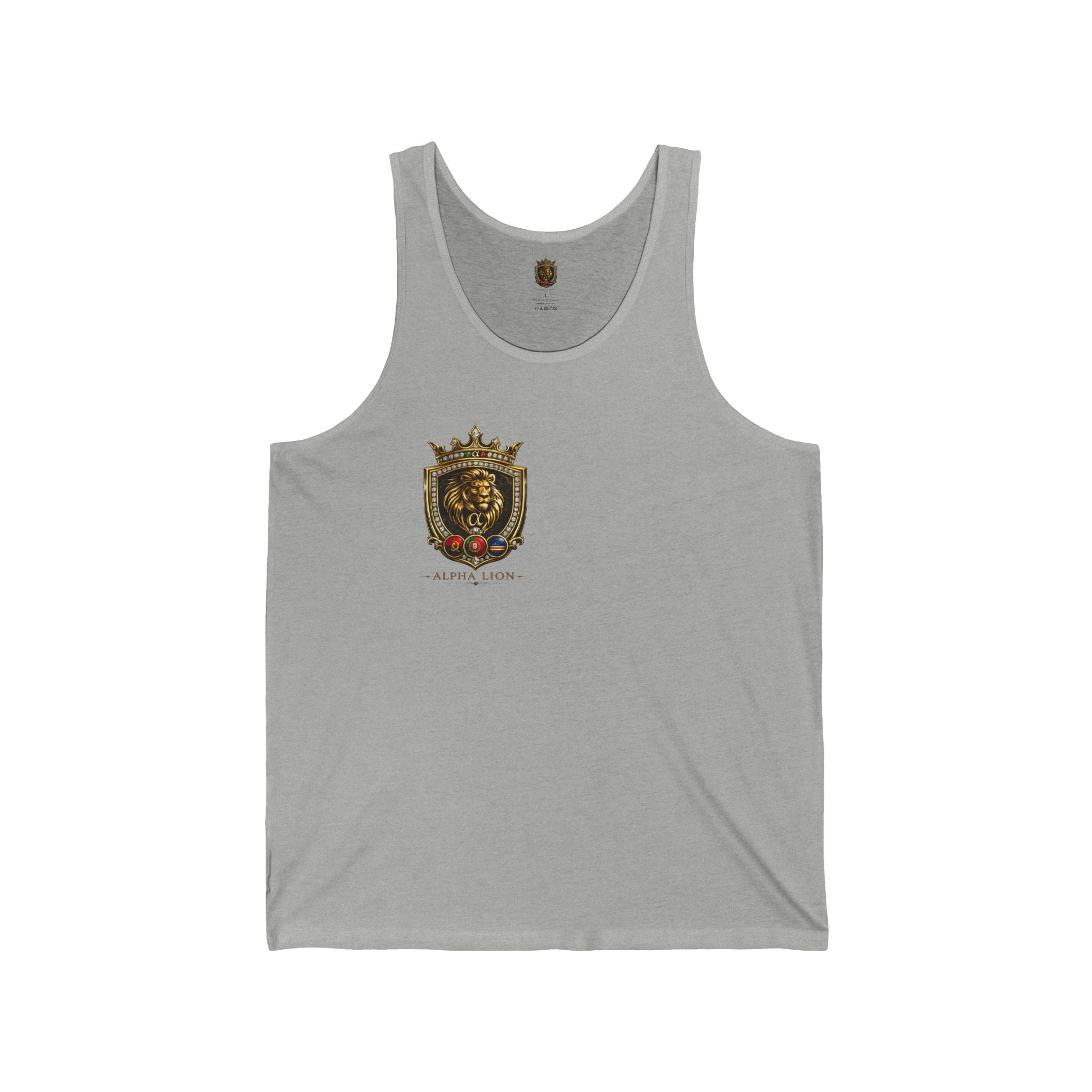 Dragon Warrior Tank Top — Lion Crest Graphic Jersey Tank