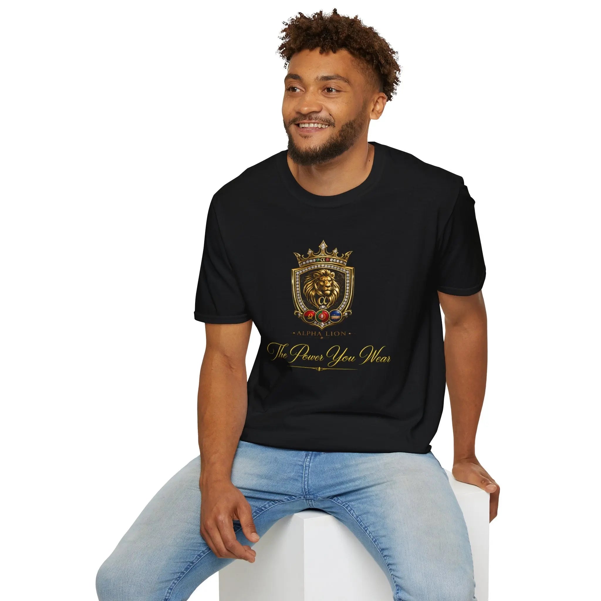 Alpha Lion Crest  T-Shirt Printify