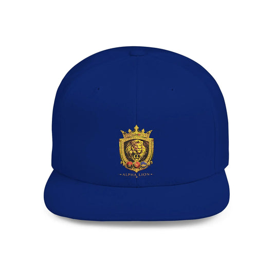 Gold Lion Crest Snapback Cap Printify