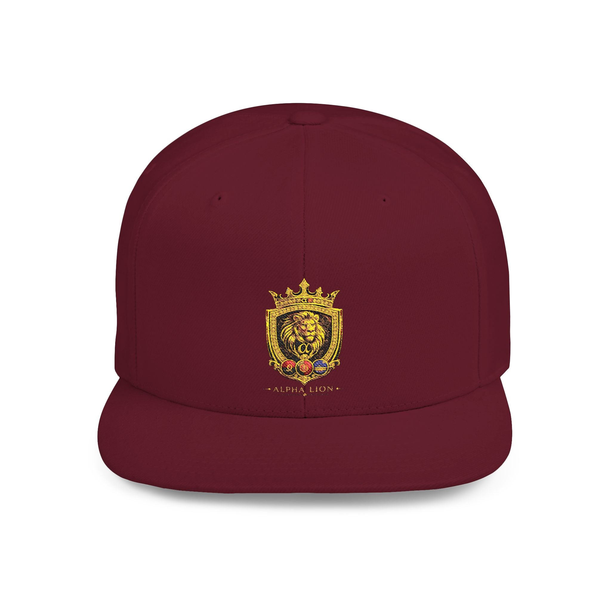 Gold Lion Crest Snapback Hat