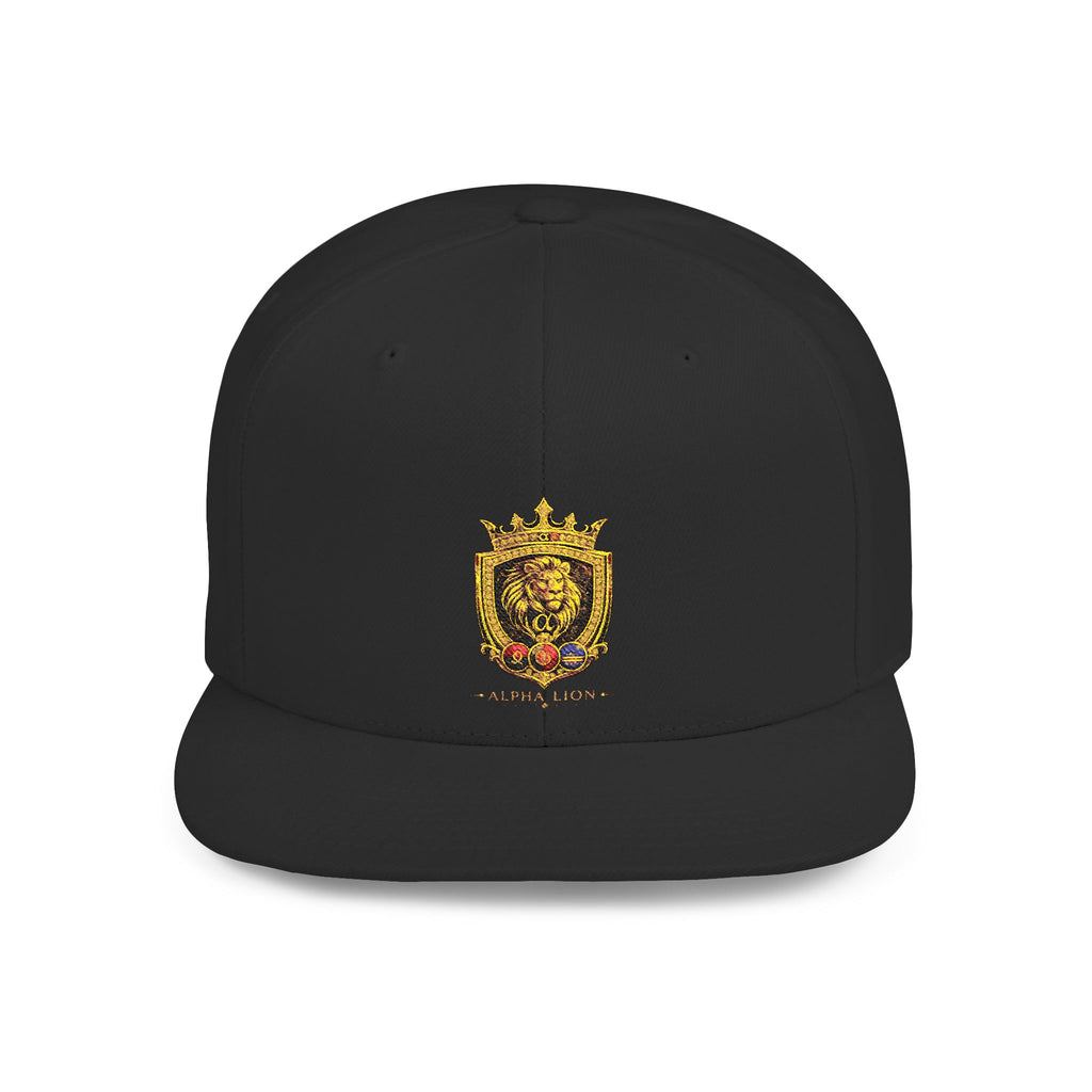 Gold Lion Crest Snapback Hat