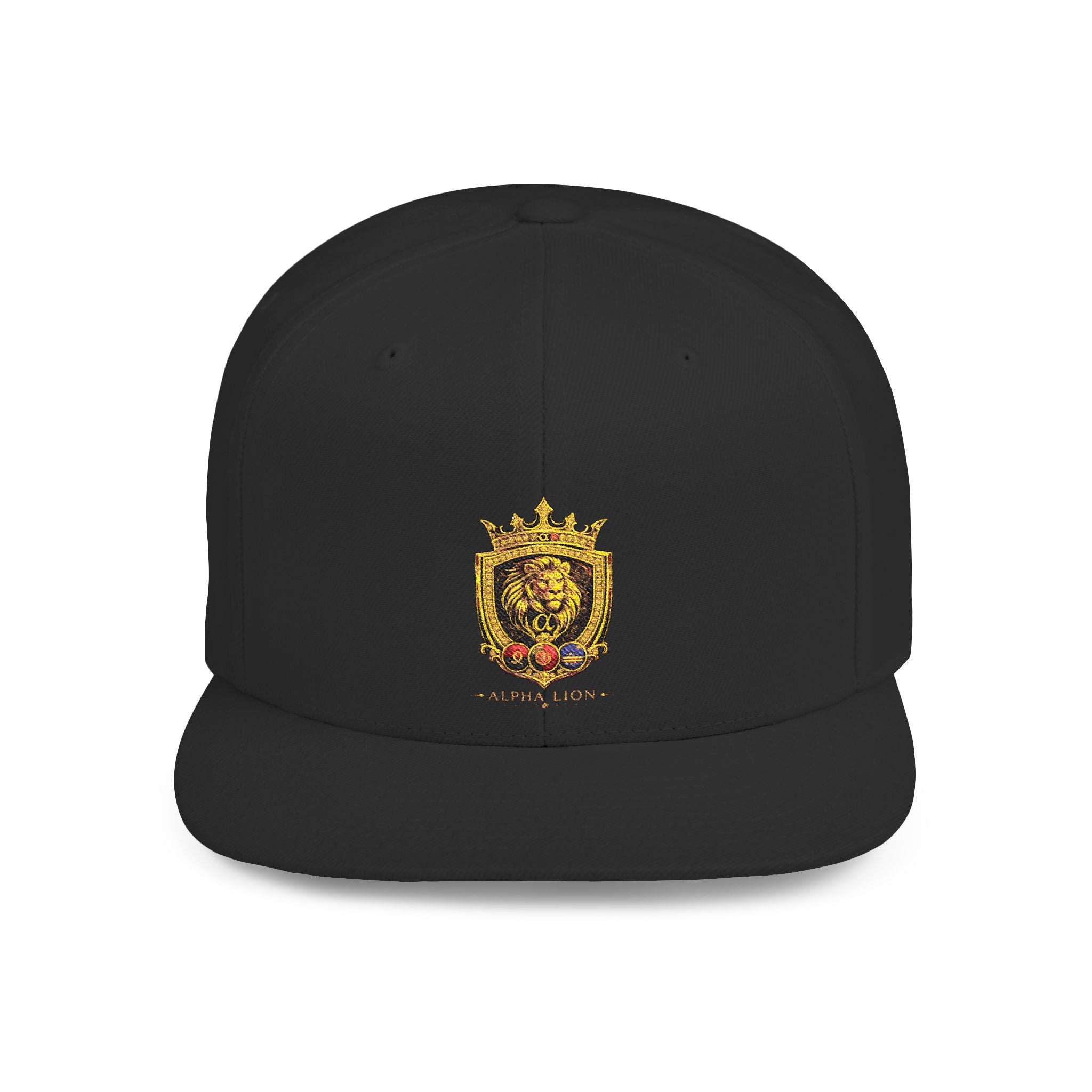 Gold Lion Crest Snapback Hat