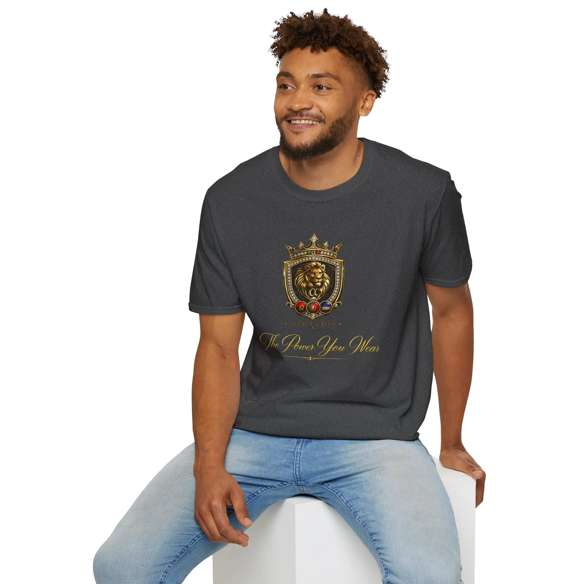 Alpha Lion Crest  T-Shirt Printify