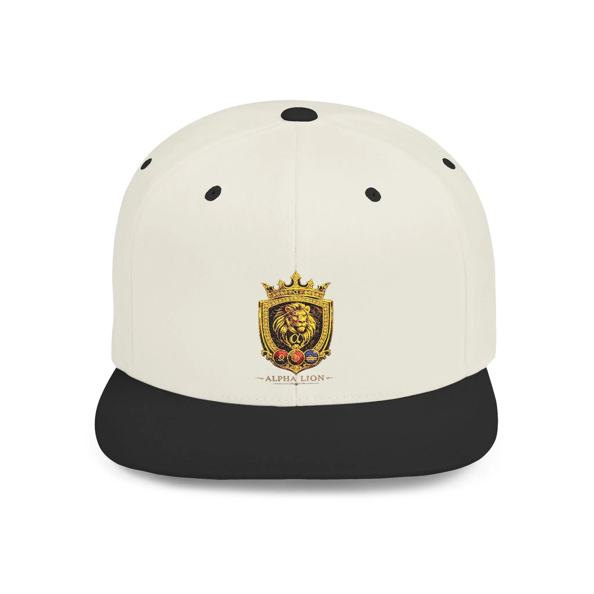 Gold Lion Crest Snapback Cap Printify