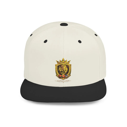 Gold Lion Crest Snapback Cap Printify