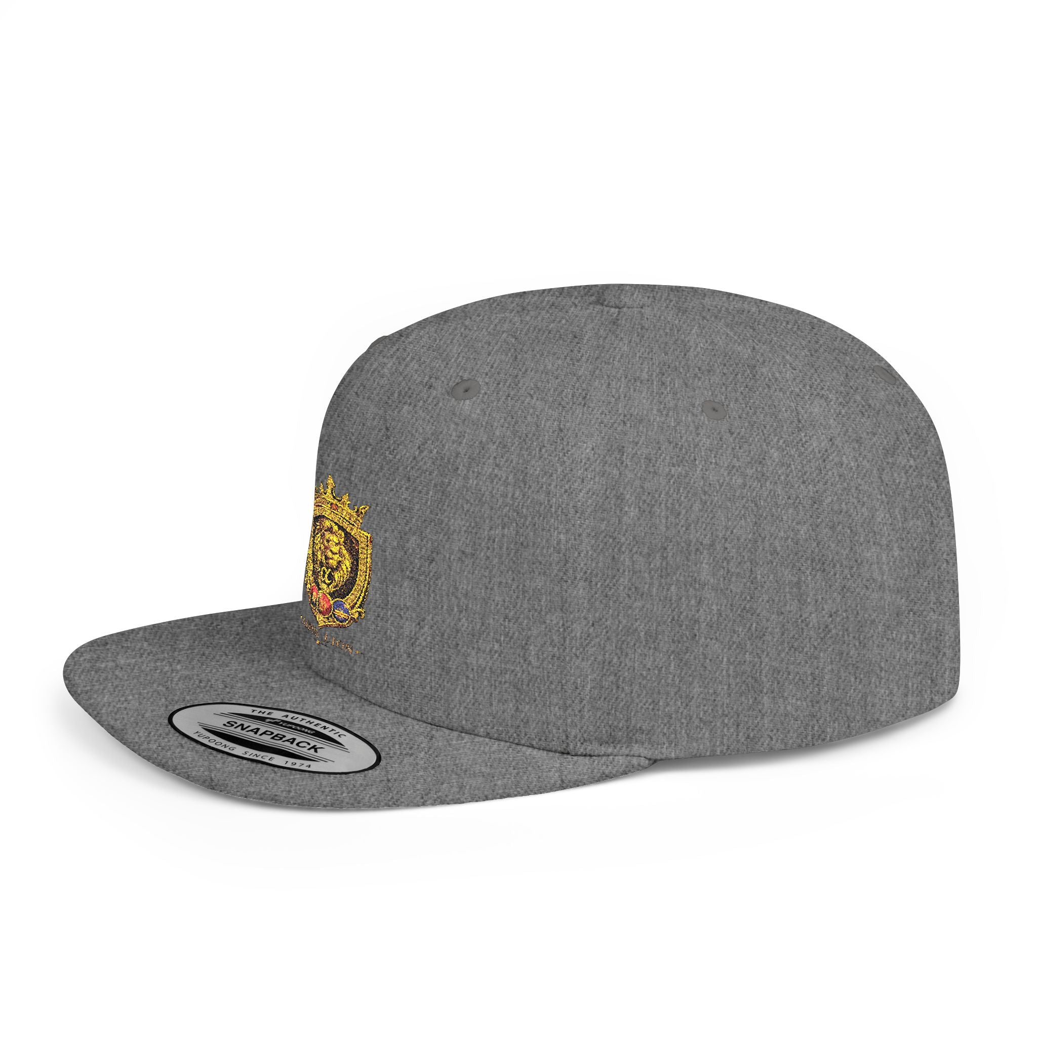 Gold Lion Crest Snapback Hat