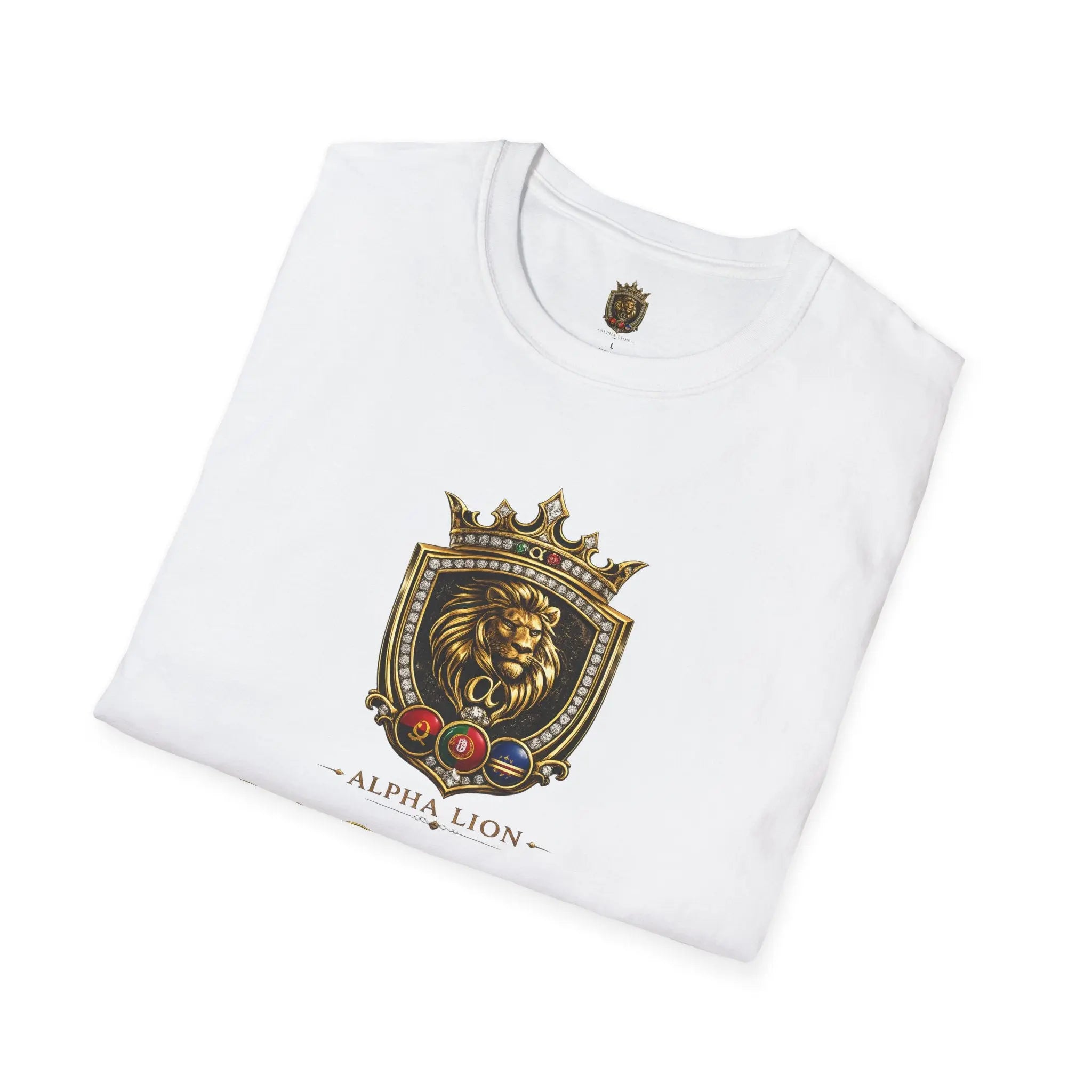 Alpha Lion Crest  T-Shirt Printify
