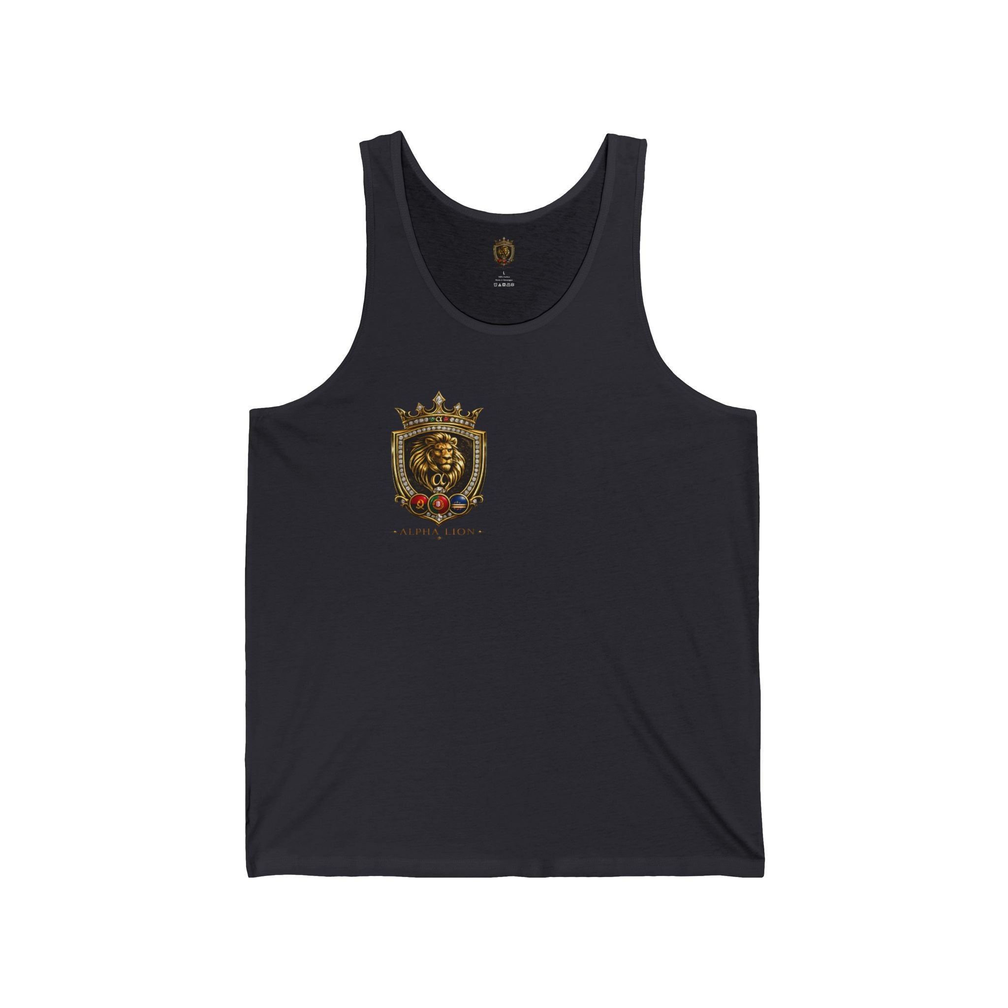 Dragon Warrior Tank Top — Lion Crest Graphic Jersey Tank