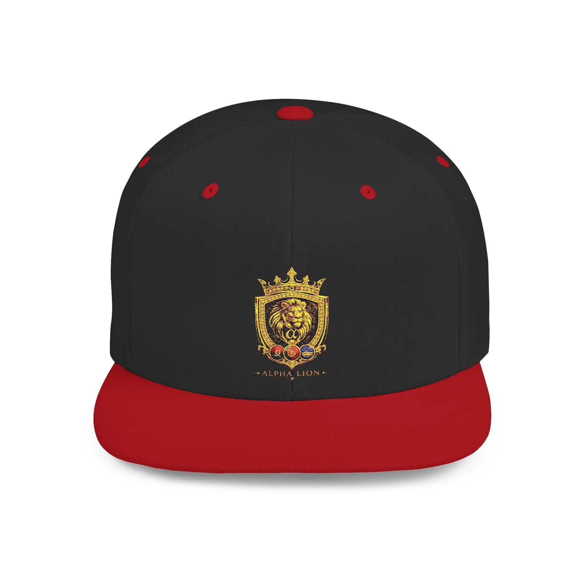 Gold Lion Crest Snapback Cap Printify
