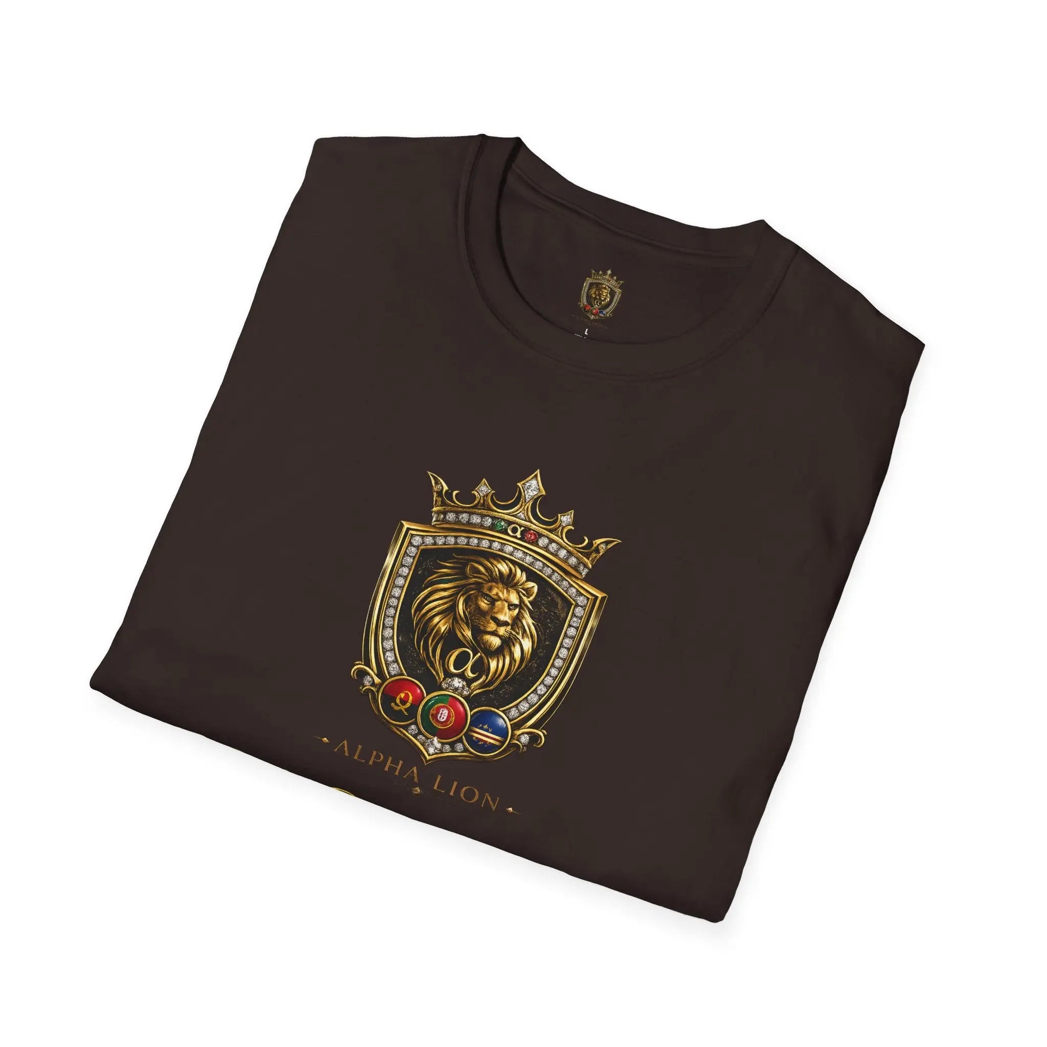Alpha Lion Crest  T-Shirt Printify