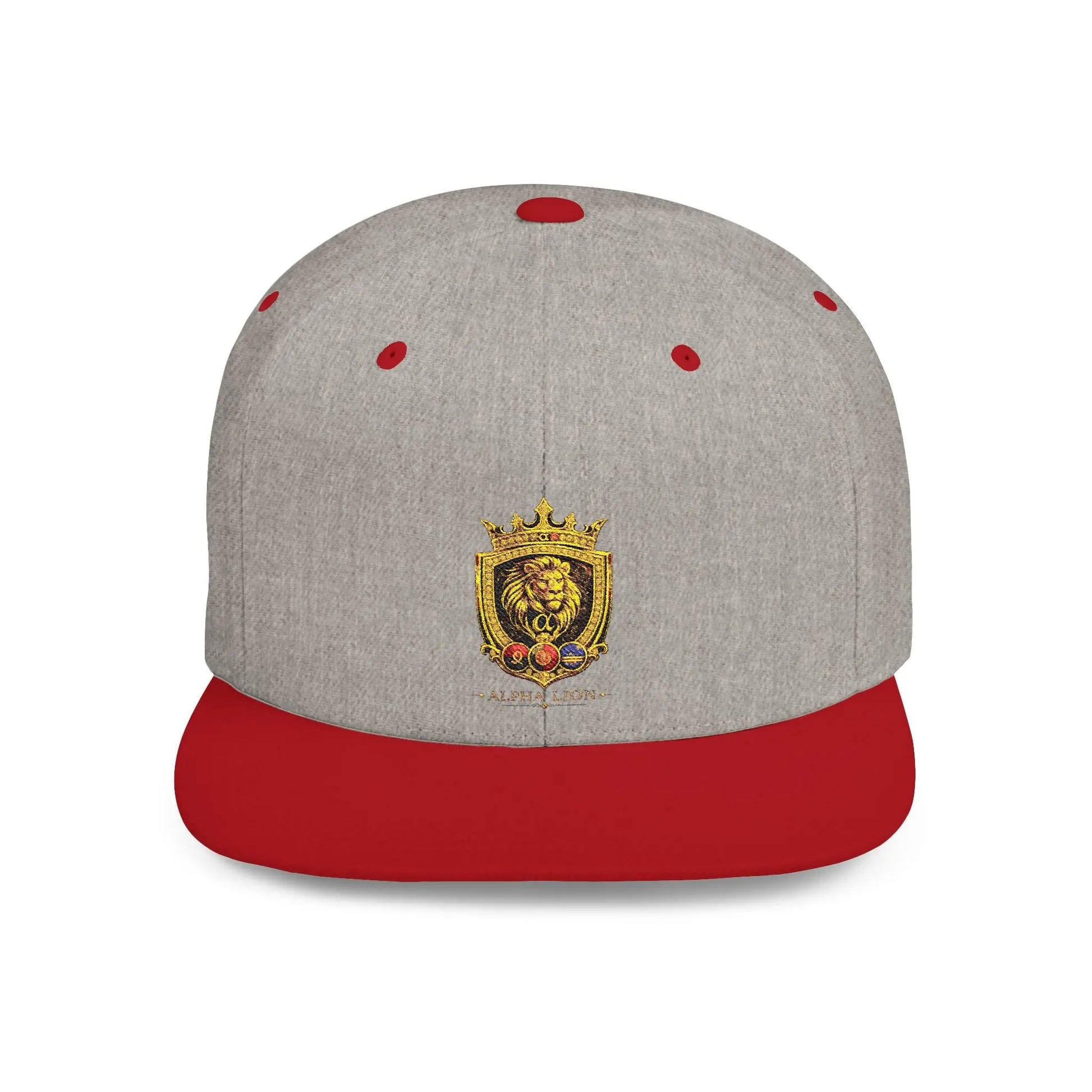 Gold Lion Crest Snapback Cap Printify