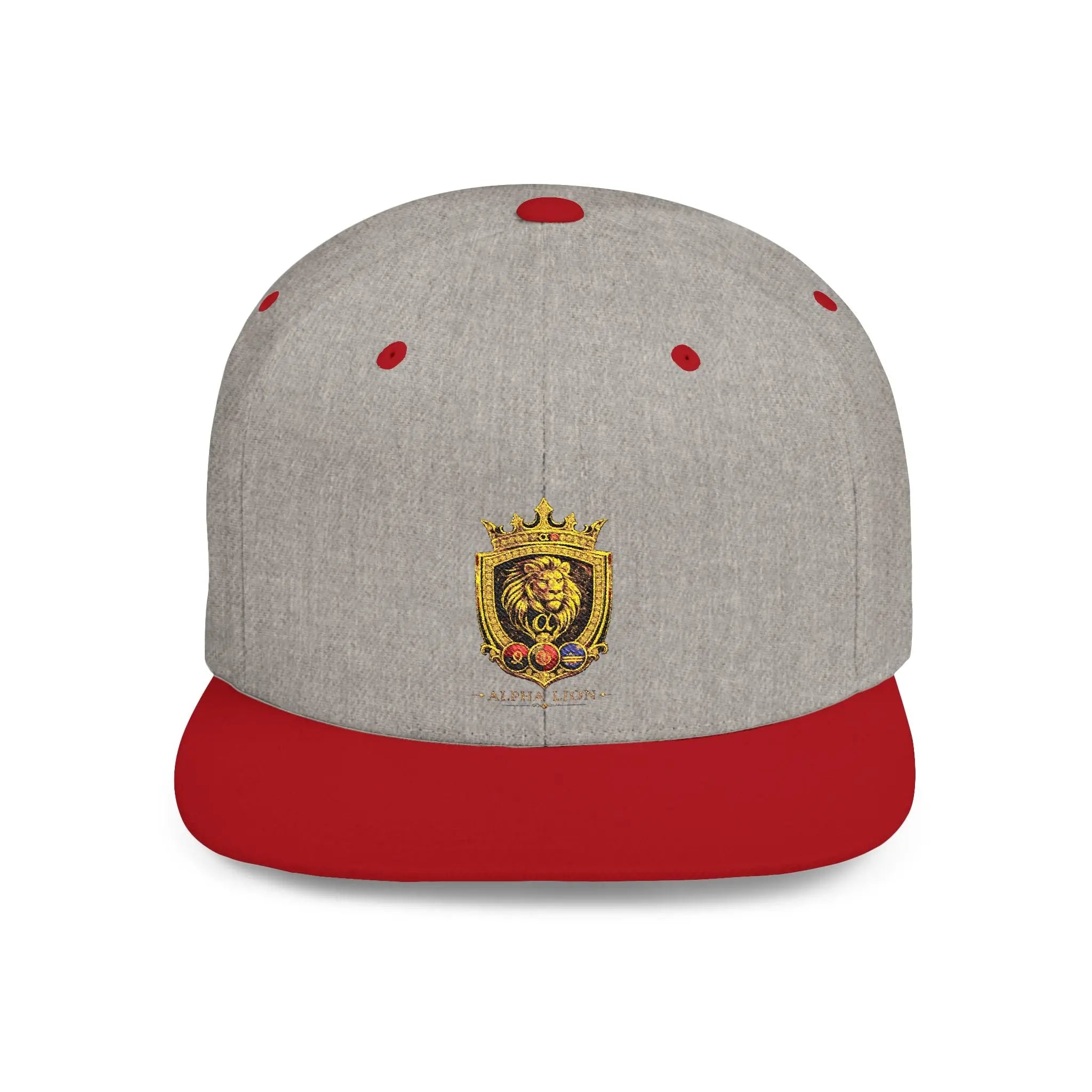 Gold Lion Crest Snapback Cap Printify