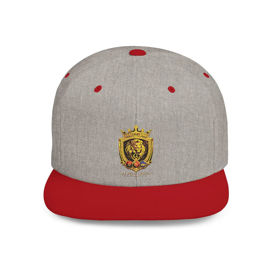 Gold Lion Crest Snapback Cap Printify