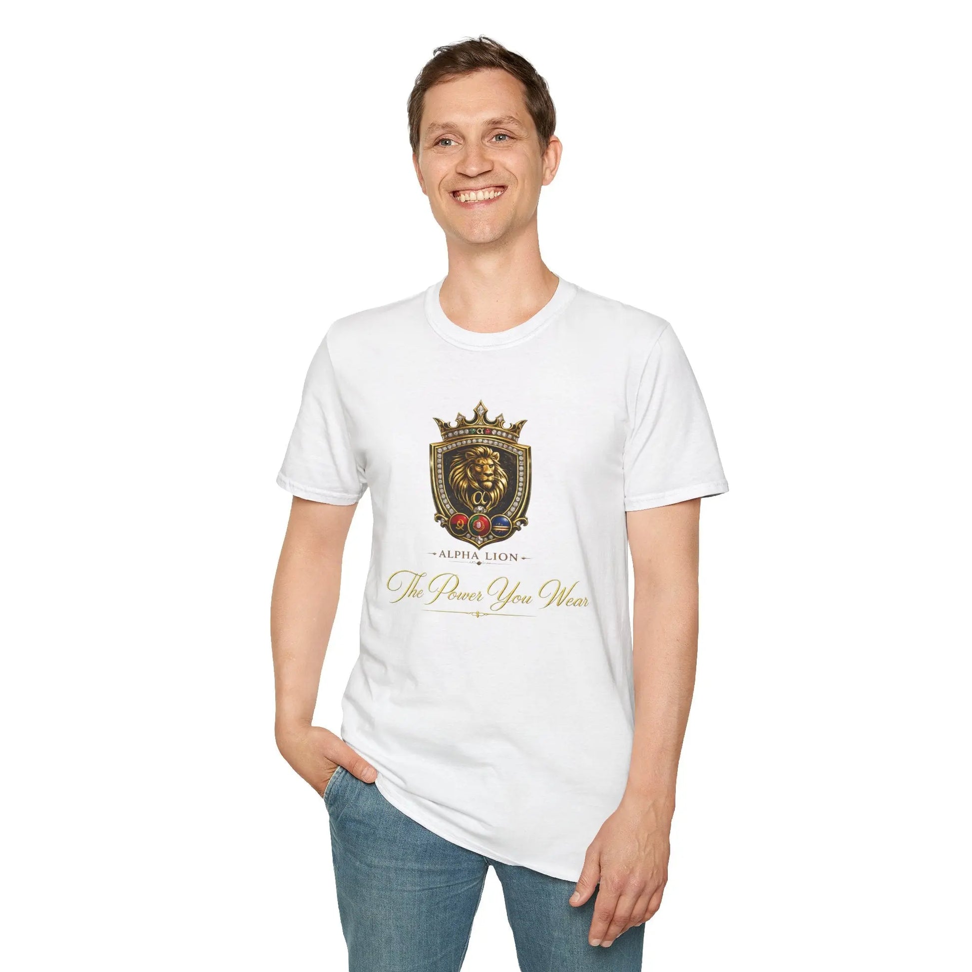 Alpha Lion Crest  T-Shirt Printify