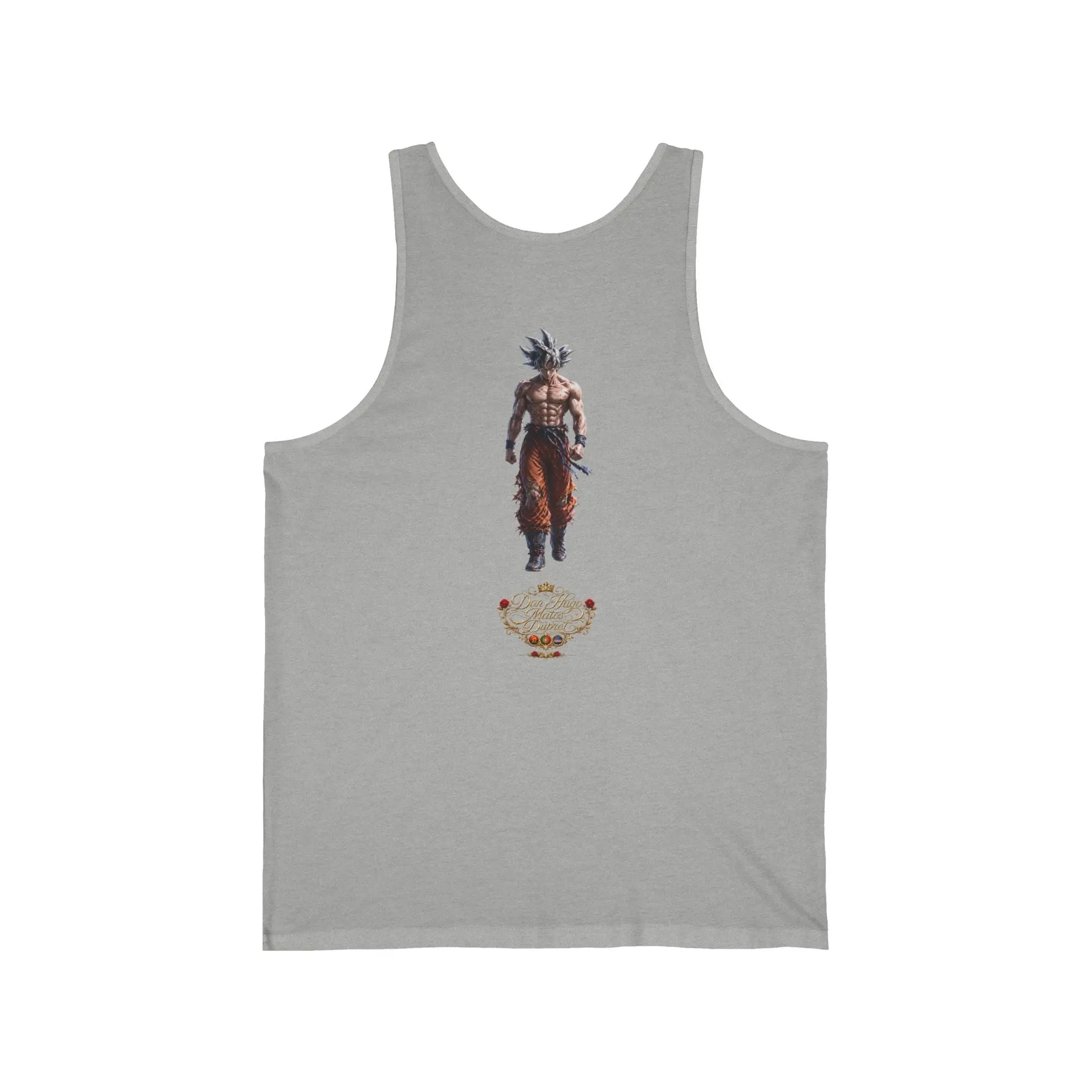 Dragon Warrior Tank Top — Lion Crest Graphic Jersey Tank Printify