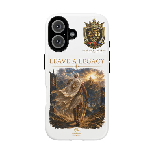 Leave a Legacy Phone Case — Knight & Crest Protective iPhone Cover Printify