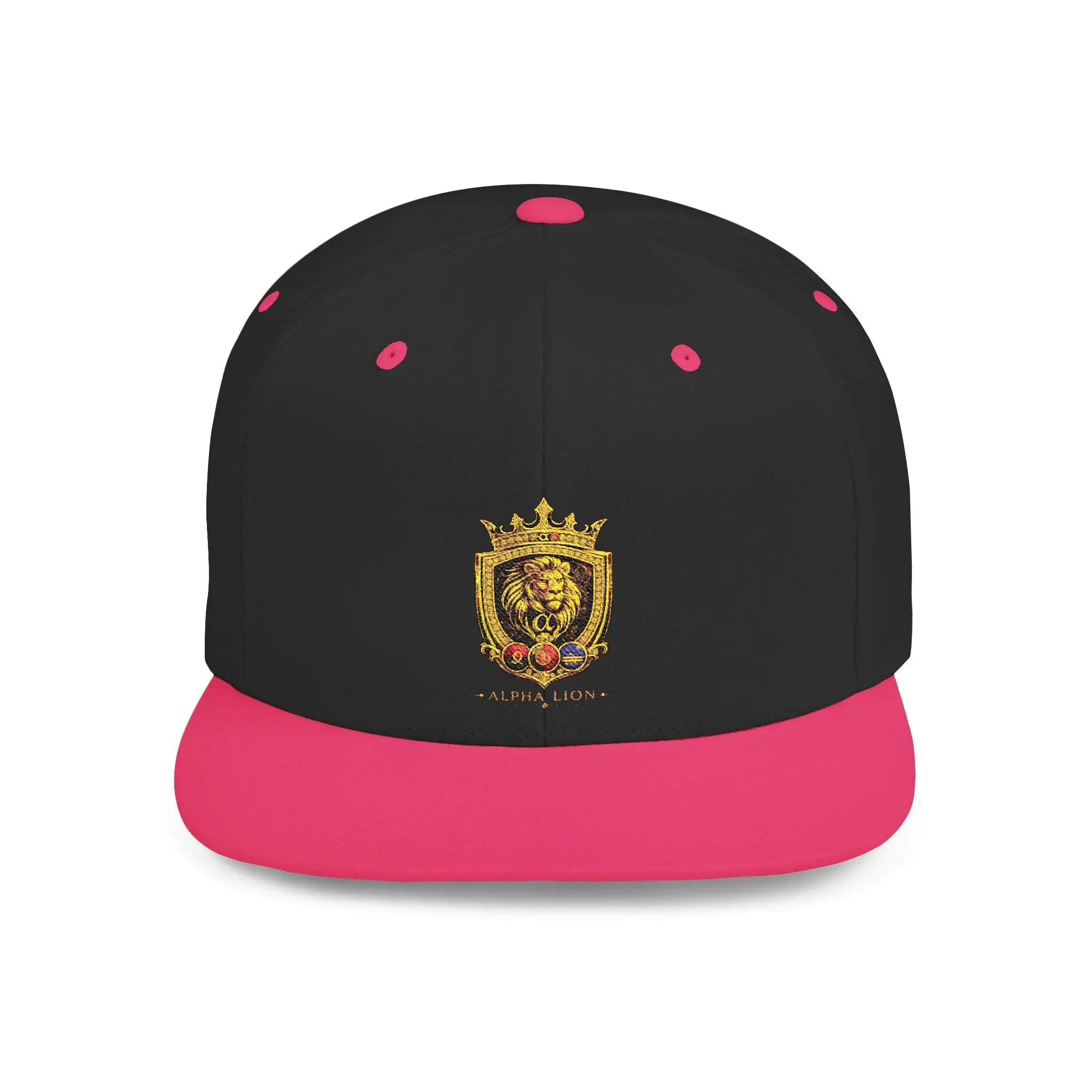 Gold Lion Crest Snapback Cap Printify