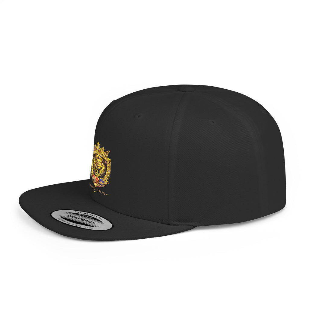 Gold Lion Crest Snapback Hat