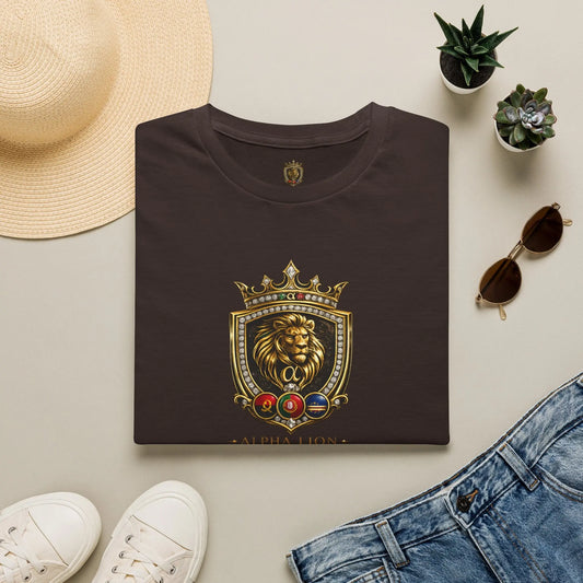 Alpha Lion Crest  T-Shirt Printify