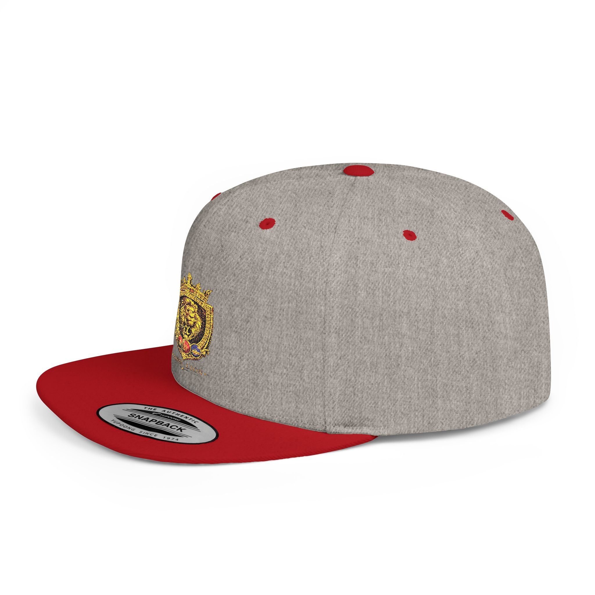 Gold Lion Crest Snapback Hat