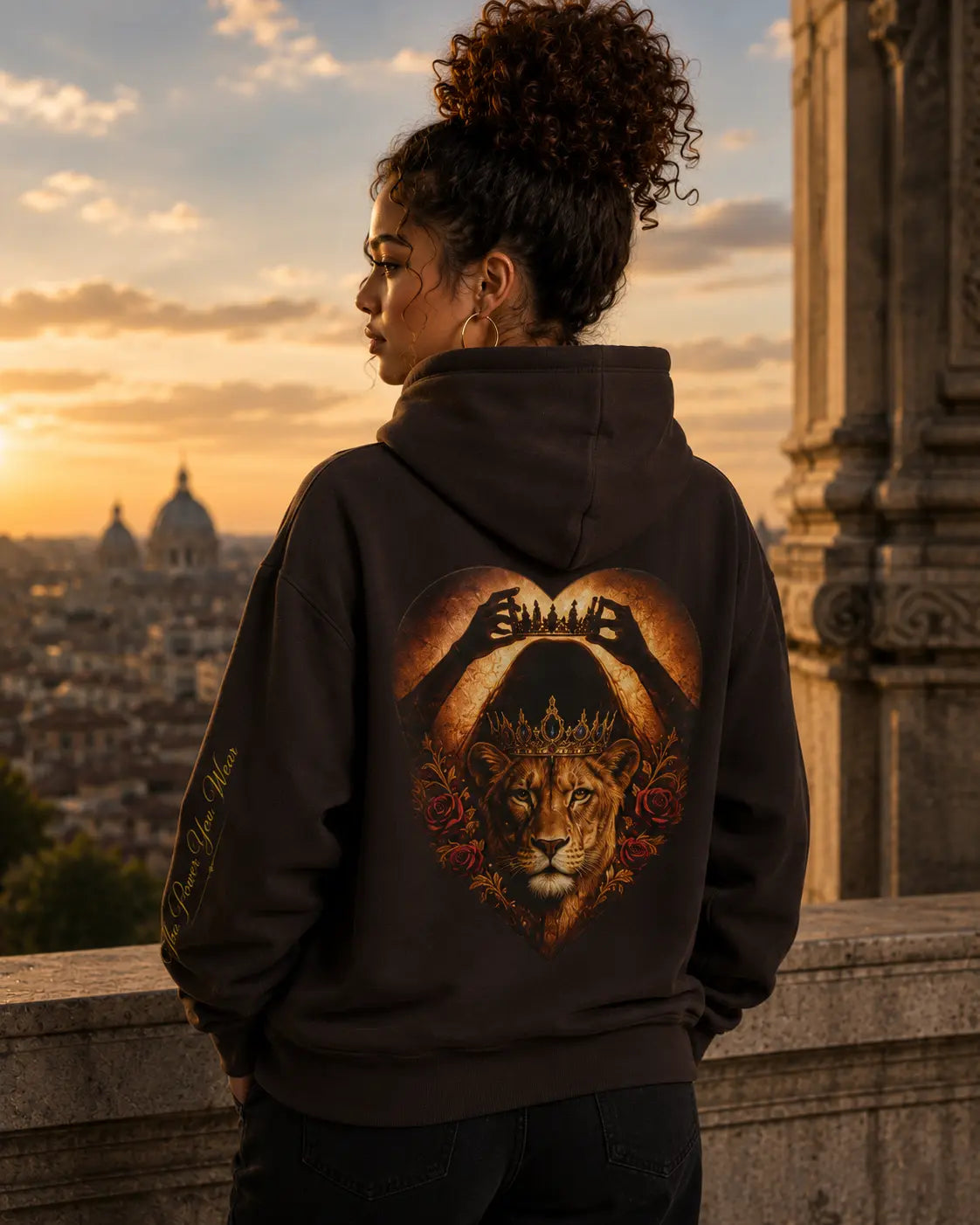 Alpha Lioness Blend™ Hooded Sweatshirt Printify