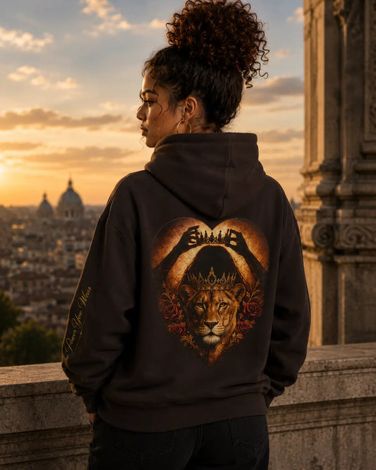 Alpha Lioness Blend™ Hooded Sweatshirt Printify