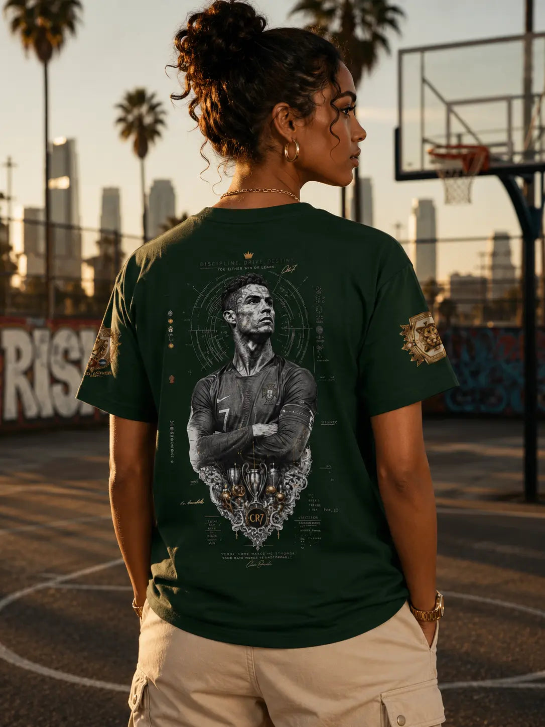 Streetwear Lioness Tee — "A P.R.I.D.E. Lioness: The Power You Wear" Streetwear Lion Tee Graphic T-Shirt Printify