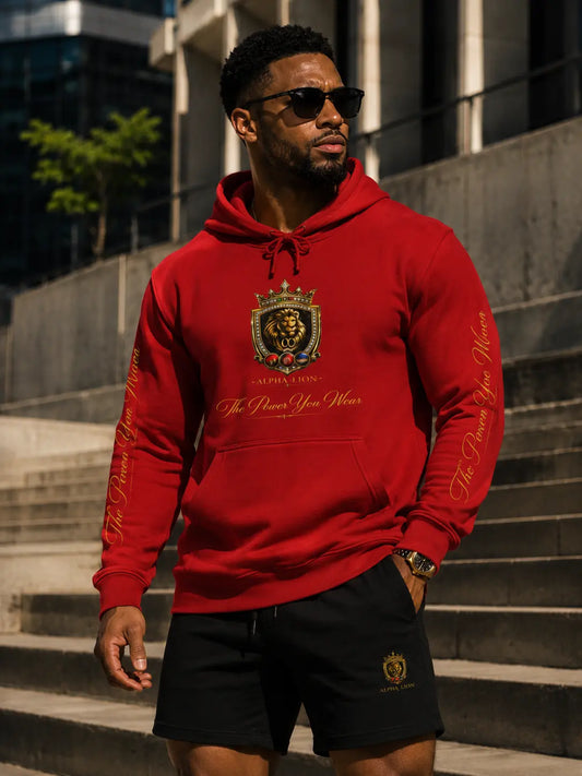 King Crest Hoodies MA Streetwear Printify
