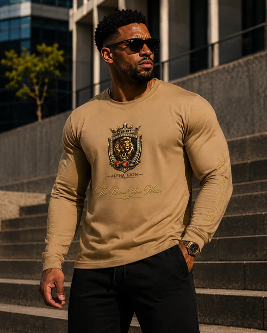 Alpha king M A  Sleeve Tee – “I Dream You Win” Printify