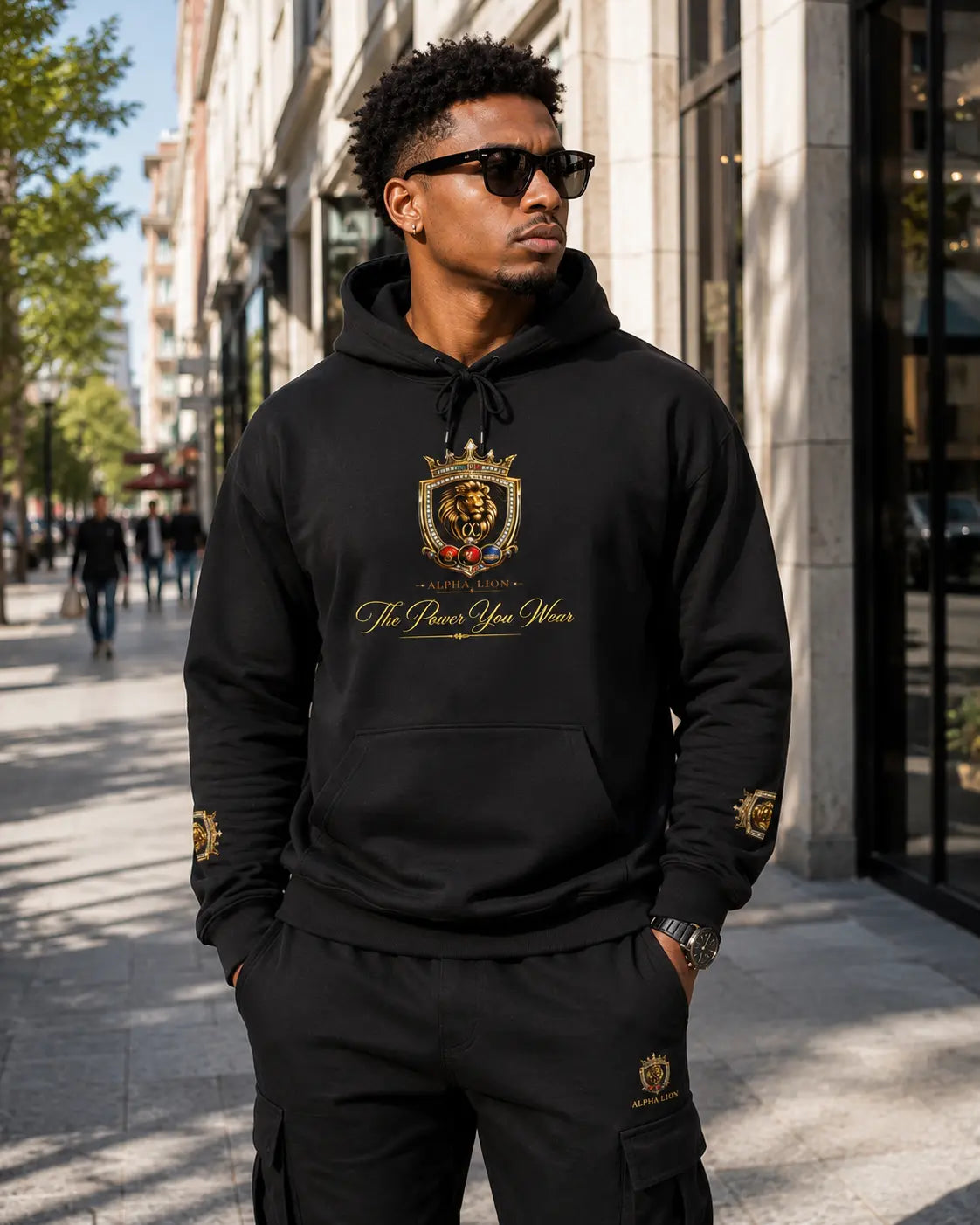 Alpha king hoodie João de Matos Printify
