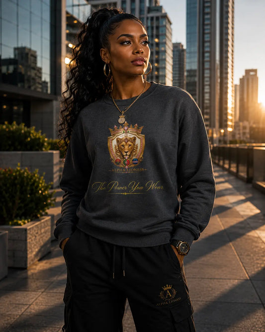 Alpha God Oya Iansá Crest  Sweatshirt The Power You Wear Printify