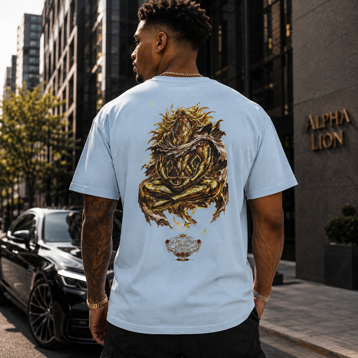Lion Crest Tank Top — "The Flame You Wear" Graphic Tee