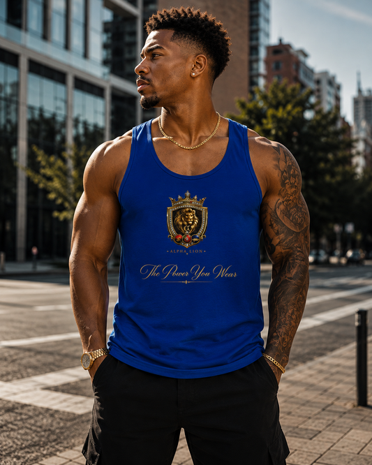 Anime Streetwear Tank Top — "The Power You Wear" Graphic