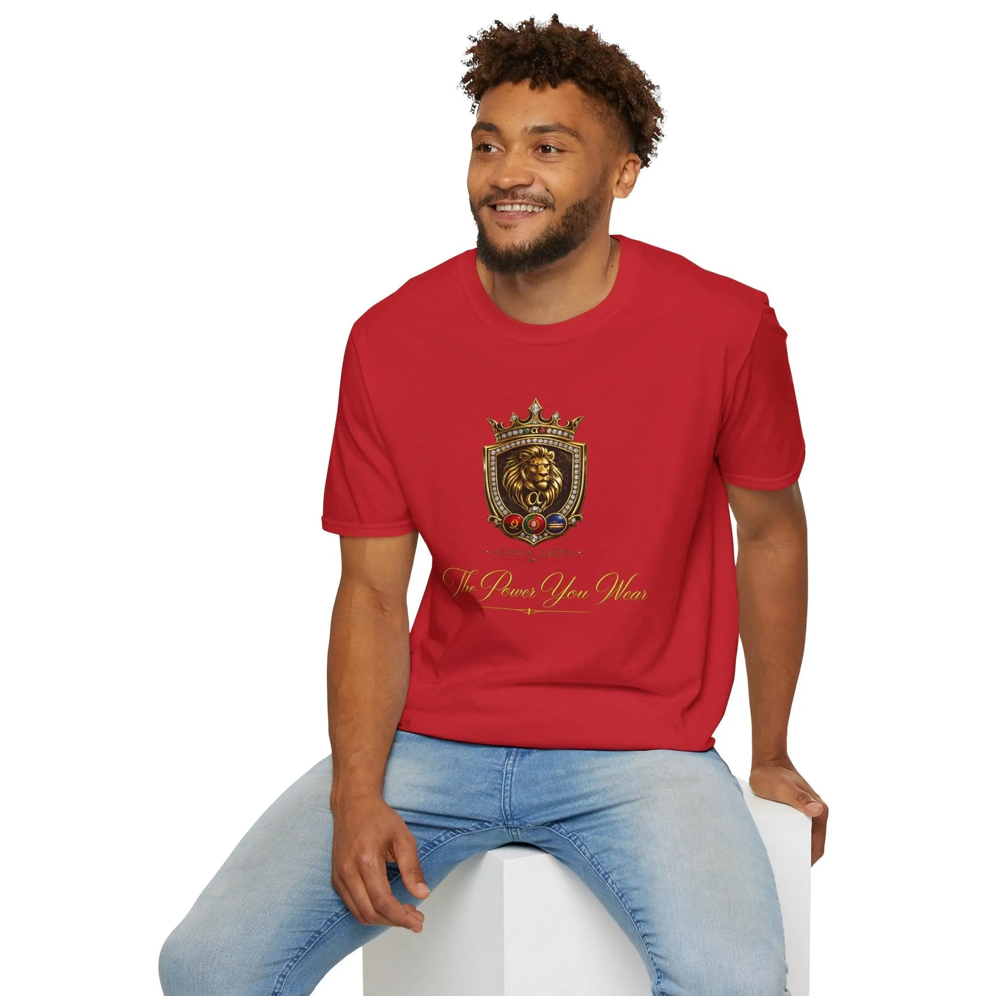 Alpha Lion Crest  T-Shirt Printify