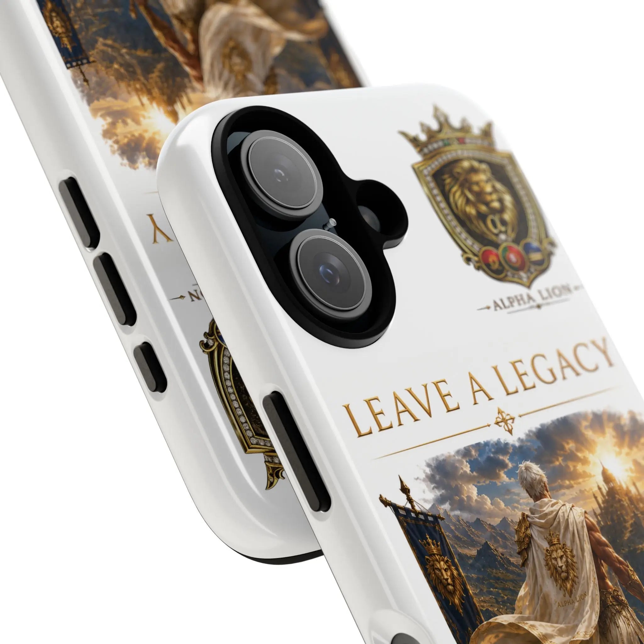 Leave a Legacy Phone Case — Knight & Crest Protective iPhone Cover Printify