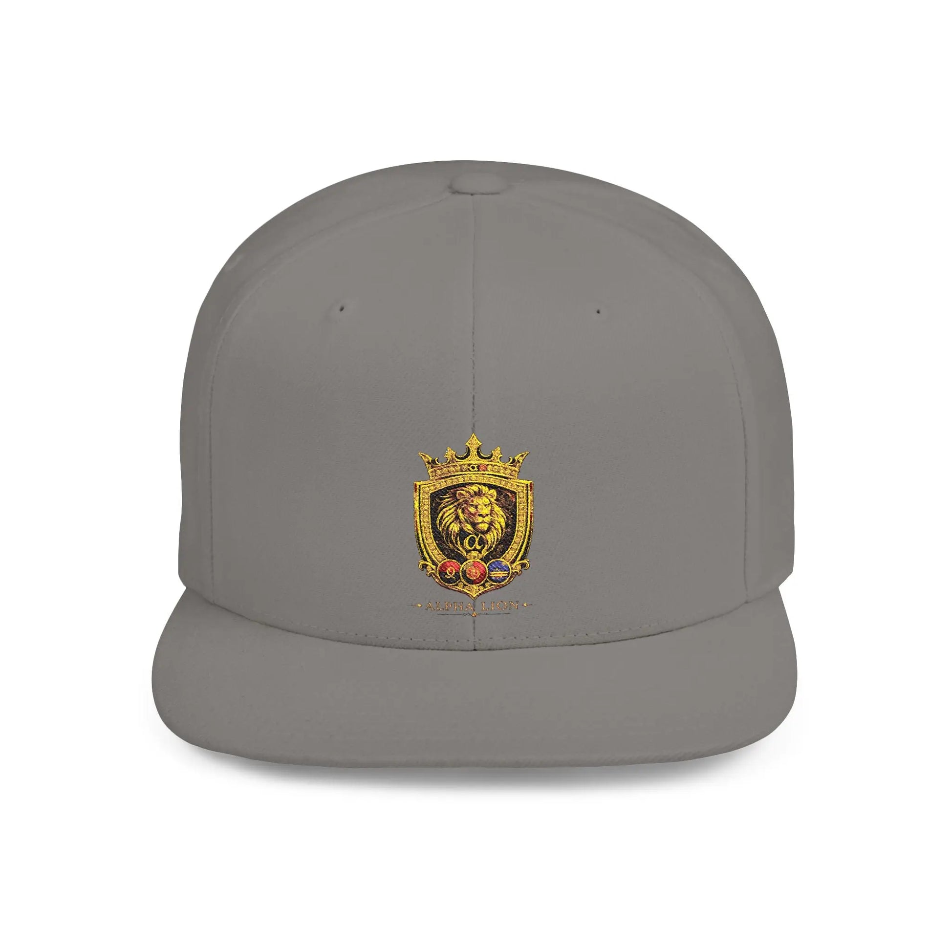Gold Lion Crest Snapback Cap Printify