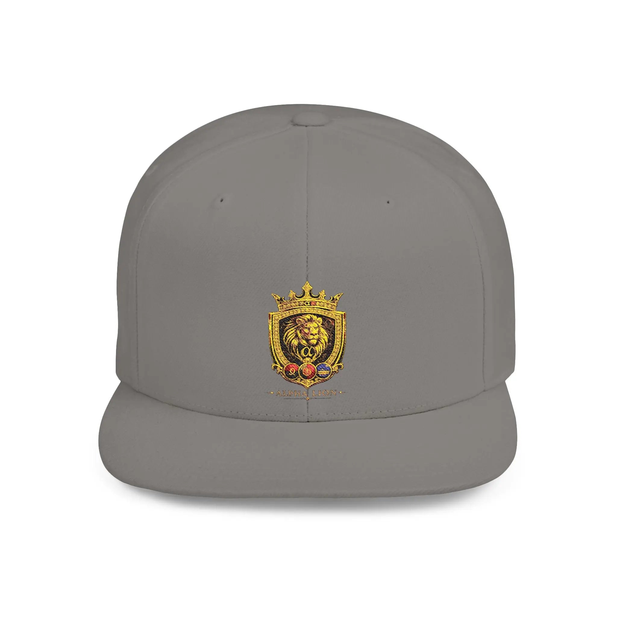 Gold Lion Crest Snapback Cap Printify