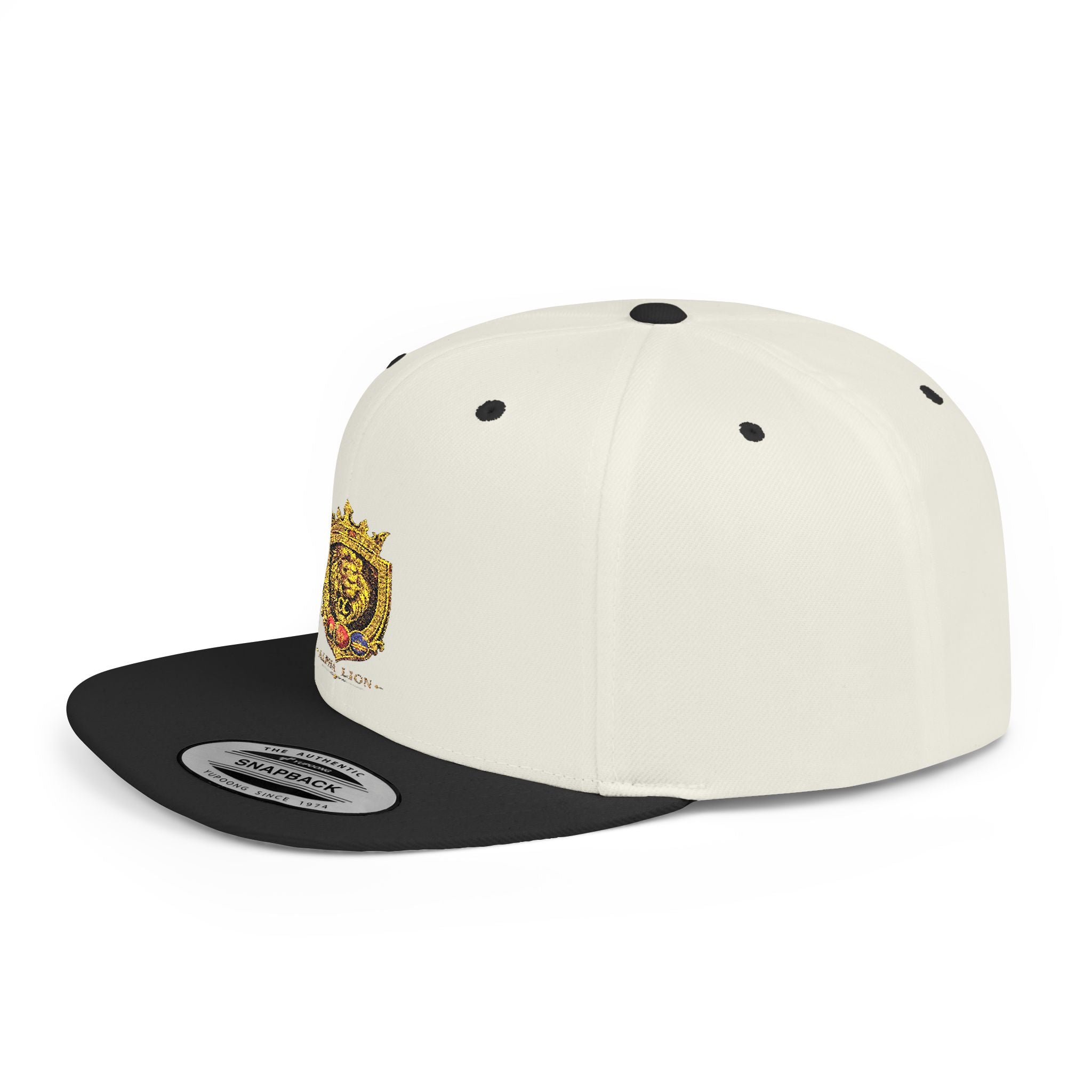 Gold Lion Crest Snapback Hat