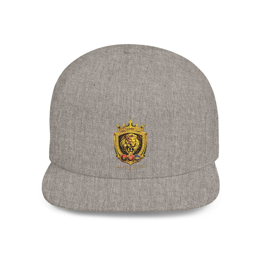 Gold Lion Crest Snapback Cap Printify