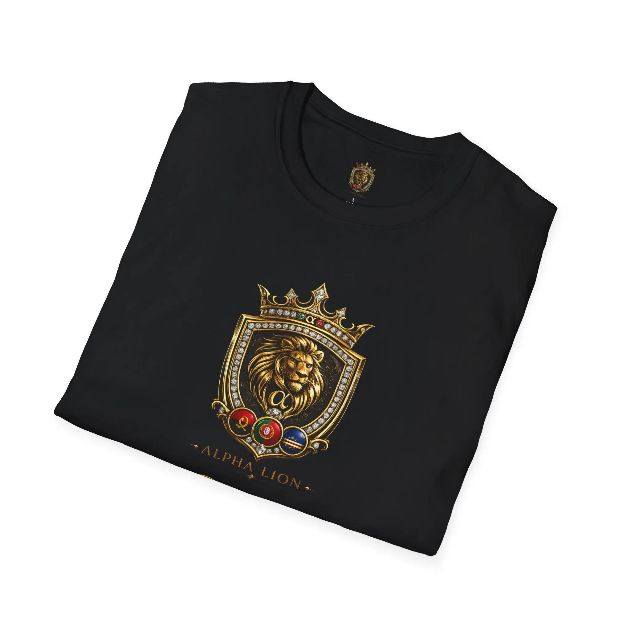 Alpha Lion Crest  T-Shirt Printify