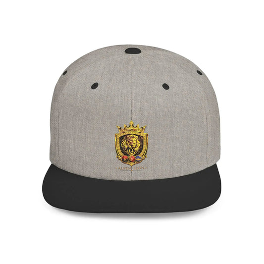 Gold Lion Crest Snapback Cap Printify