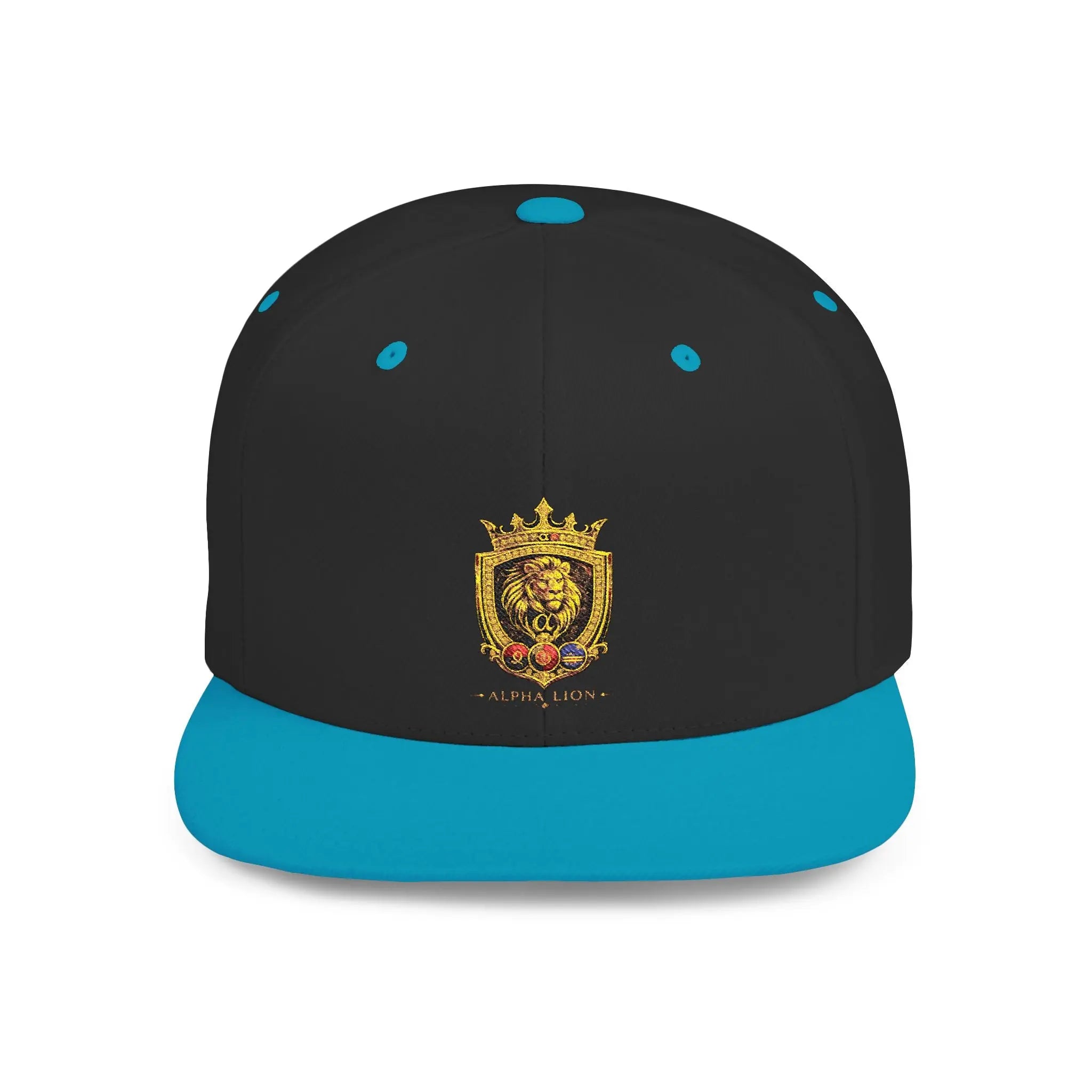 Gold Lion Crest Snapback Cap Printify