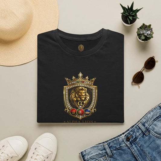 Alpha Lion Crest  T-Shirt Printify